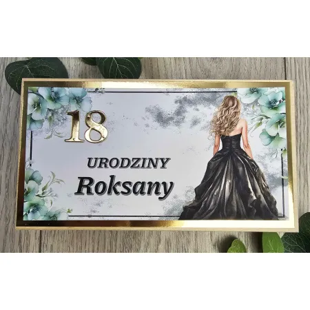 Prezent na 18 urodziny pudełko na pieniądze