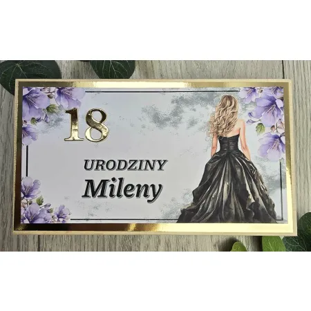 Prezent na 18 urodziny pudełko na pieniądze