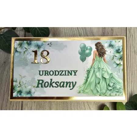 Prezent na 18 urodziny pudełko na pieniądze