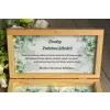 Pamiątka Ślubu pudełko na pieniądze