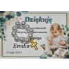 Podziękowania, upominki dla gości Chrzest
