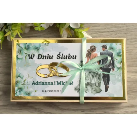 Pamiątka Ślubu pudełko na pieniądze