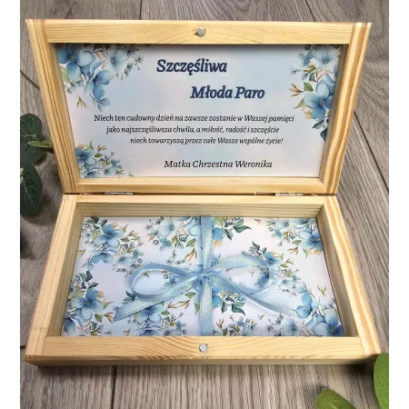 Pamiątka Ślubu pudełko na pieniądze
