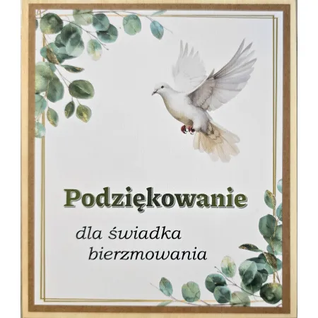 Podziękowanie dla świadka Bierzmowania