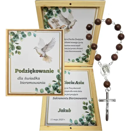 Podziękowanie dla świadka Bierzmowania