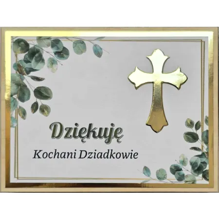 Podziękowanie dla Dziadków z różańcami CHRZEST