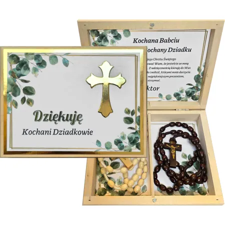 Podziękowanie dla Dziadków z różańcami CHRZEST