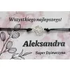 DZIEŃ DZIEWCZYNY szkoła Bransoletka koniczyna