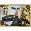 Super prezent na 18 urodziny DREWNIANA kartka A5