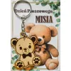 Dzień Pluszowego MISIA - brelok, miś chłopiec, upominek