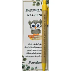 PASOWANIE NA UCZNIA szkoła długopis ŚLUBOWANIE