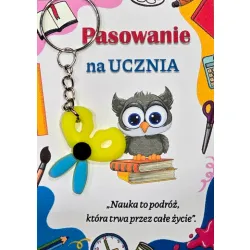 PASOWANIE NA UCZNIA szkoła Brelok MIX WZORÓW prezent ŚLUBOWANIE