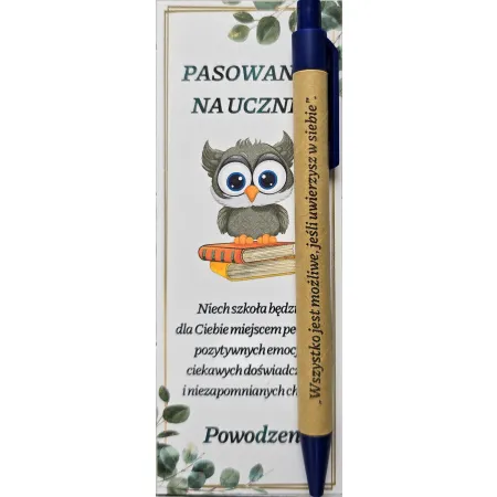 PASOWANIE NA UCZNIA szkoła długopis ŚLUBOWANIE