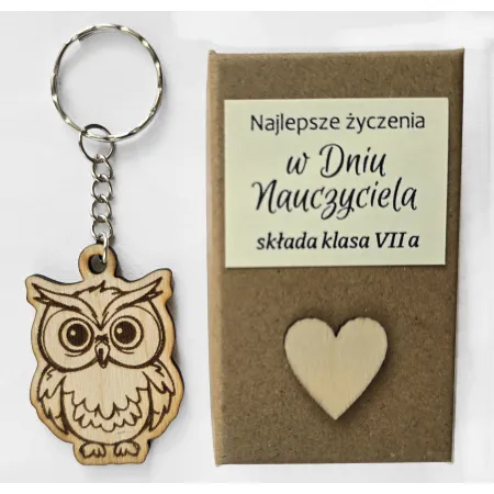 DZIEŃ NAUCZYCIELA upominek brelok