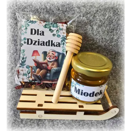 Prezent dla Babci lub Dziadka sanki