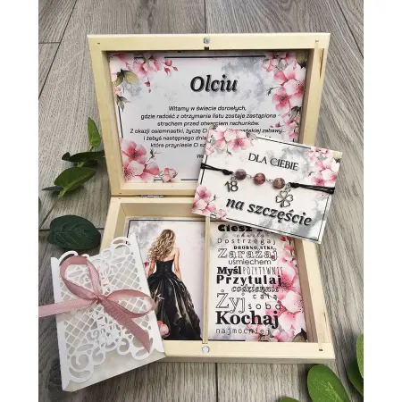 Super prezent na 18 urodziny pudełko na pieniądze