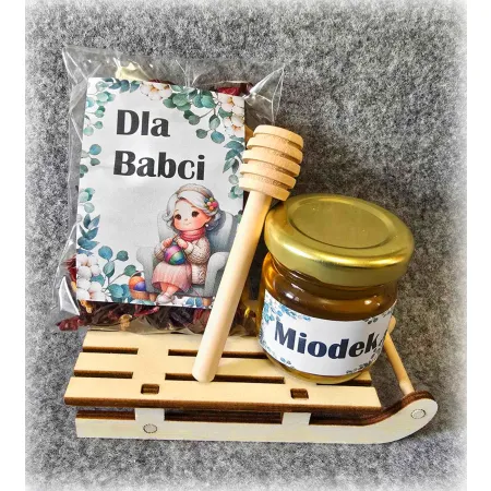 Prezent dla Babci lub Dziadka sanki